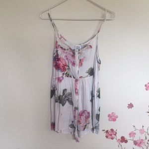 Some days lovin floral romper